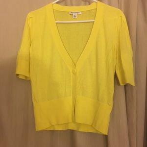 Banana Republic yellow cardigan